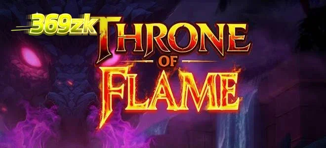 Tampilan visual slot Thrown of Flame dengan tema naga api